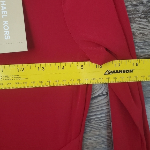 NEW Michael Kors Women's Long Sleeve Maxi Dress Maroon Color  Size XS * - Picture 10 of 14